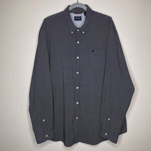 Dockers Geometric Print Long Sleeve Shirt, XXL -‎ Casual Men's Button Down Shirt